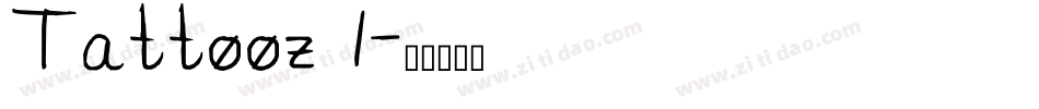 Tattooz 1字体转换